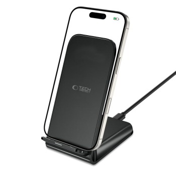 TECH-PROTECT QI15W-S2 безжично зарядно 15W черно