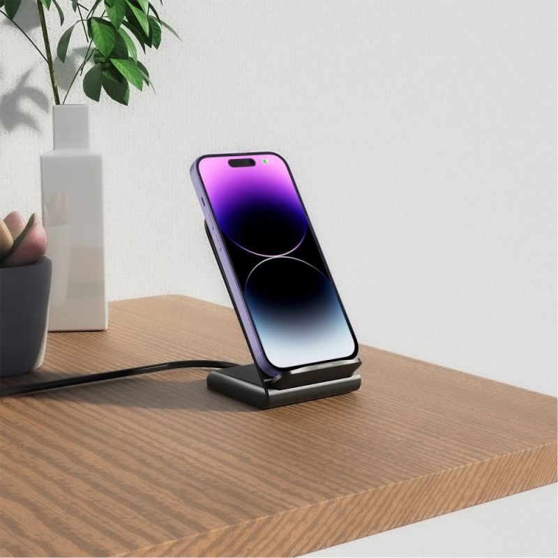 TECH-PROTECT QI15W-S2 безжично зарядно 15W черно - TECH-PROTECT QI15W-S2 безжично зарядно 15W черно - 9490713929865
