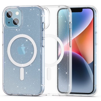 TECH-PROTECT FLEXAIR HYBRID MAGSAFE за iPhone 13 / 14 с блясък (GLITTER)