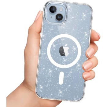 TECH-PROTECT FLEXAIR HYBRID MAGSAFE за iPhone 13 / 14 с блясък (GLITTER)