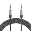 TECH-PROTECT ULTRABOOST AUX кабел Mini Jack 3.5 мм, 150 см, черен - 9490713931547