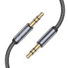 TECH-PROTECT ULTRABOOST AUX кабел Mini Jack 3.5 мм, 150 см, черен - 9490713931547