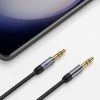 TECH-PROTECT ULTRABOOST AUX кабел Mini Jack 3.5 мм, 150 см, черен - 9490713931547