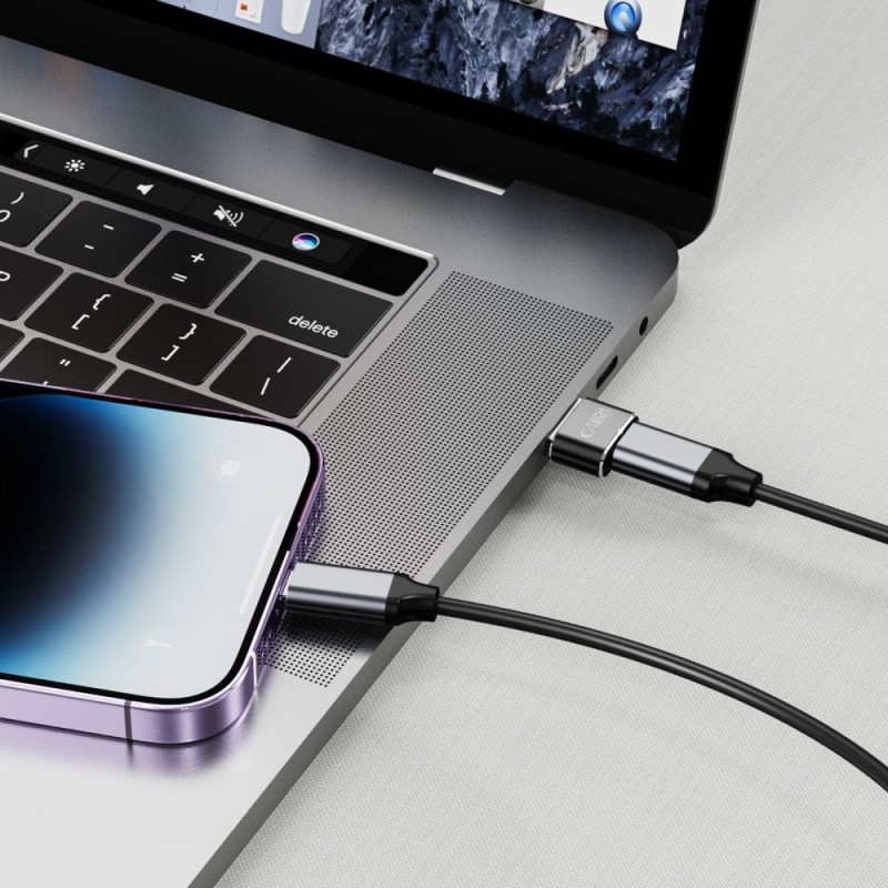 Tech-Protect ULTRABOOST USB към Type-C адаптер, черен - Tech-Protect ULTRABOOST USB към Type-C адаптер, черен - 9490713932247