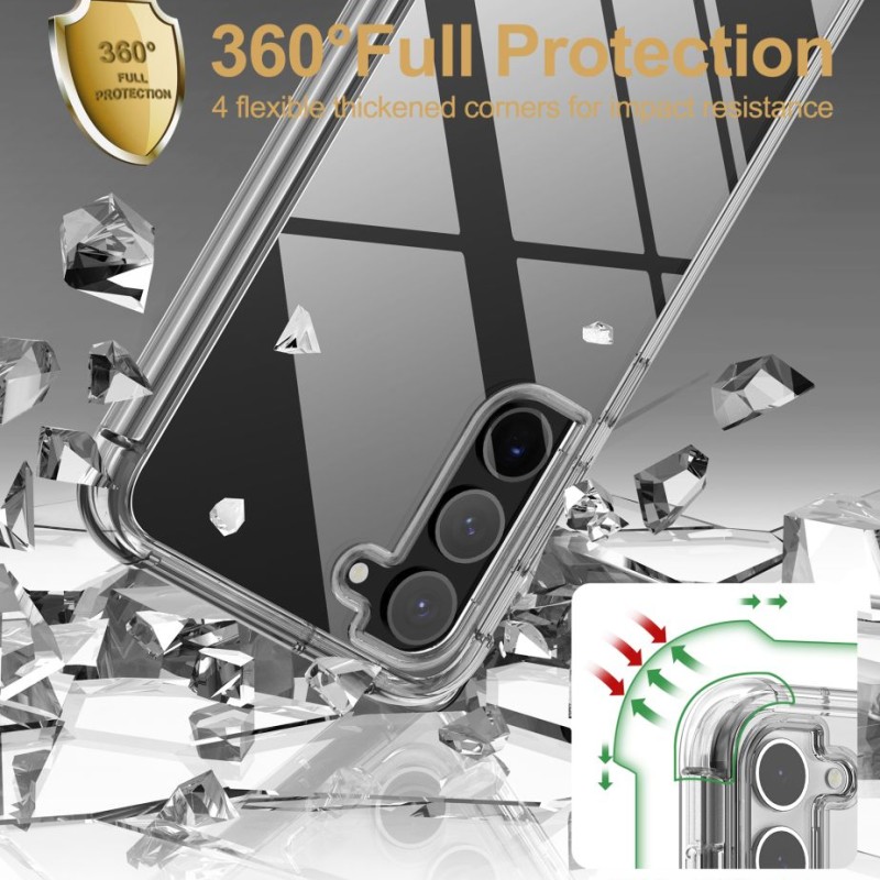 TECH-PROTECT KEVLAR за Samsung Galaxy S23+ Plus CLEAR (прозрачен) - 9490713932346