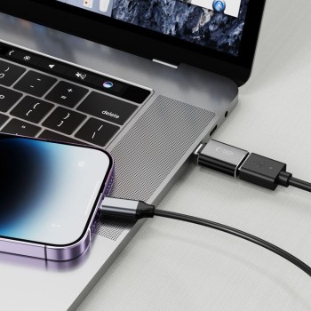 TECH-PROTECT ULTRABOOST адаптер Lightning към USB OTG черен TECH-PROTECT ULTRABOOST адаптер Lightning към USB OTG черен