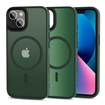 TECH-PROTECT MAGMAT Magsafe кейс за iPhone 13 матово зелено