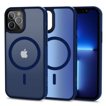 TECH-PROTECT MAGMAT Magsafe калъф за iPhone 12 / 12 Pro мат (Navy)