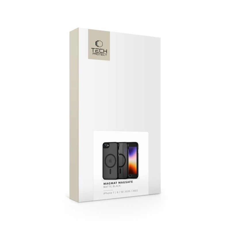 Tech-Protect Magmat MagSafe кейс за iPhone 7 / 8 / SE (2020 / 2022) матово черен - Tech-Protect Magmat MagSafe кейс за iPhone 7 / 8 / SE (2020 / 2022) матово черен - 9490713933121