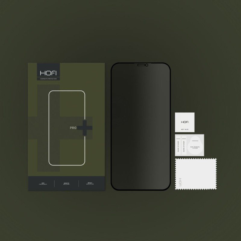 Hofi Anti Spy Glass Pro+ (Privacy) закалено стъкло за iPhone 11 / XR - Hofi Anti Spy Glass Pro+ (Privacy) закалено стъкло за iPhone 11 / XR - 9490713933459
