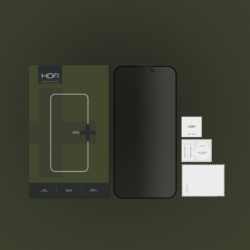 Hofi Anti Spy Glass Pro+ – антишпионско (privacy) закалено стъкло за iPhone 14 Pro Max - Hofi Anti Spy Glass Pro+ – антишпионско (privacy) закалено стъкло за iPhone 14 Pro Max - 9490713933565