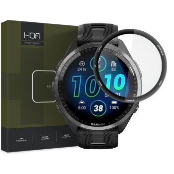 HOFI HYBRID PRO+ хибридно стъкло за Garmin Forerunner 965 (черно)