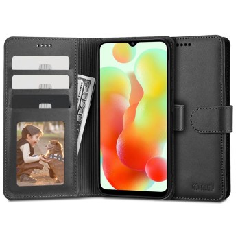 Tech-Protect Wallet за Xiaomi Redmi 12C, черно