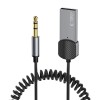 Аудио адаптер TECH-PROTECT ULTRABOOST AU01 AUX към Bluetooth 5.0 с кабел, сив - Аудио адаптер TECH-PROTECT ULTRABOOST AU01 AUX към Bluetooth 5.0 с кабел, сив - 9490713933824