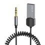 Аудио адаптер TECH-PROTECT ULTRABOOST AU01 AUX към Bluetooth 5.0 с кабел, сив