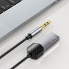 Аудио адаптер TECH-PROTECT ULTRABOOST AU01 AUX към Bluetooth 5.0 с кабел, сив - Аудио адаптер TECH-PROTECT ULTRABOOST AU01 AUX към Bluetooth 5.0 с кабел, сив - 9490713933824