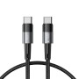 Tech-Protect UltraBoost USB-C кабел PD 60W / 3A, 25 см, сив