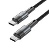 Tech-Protect UltraBoost USB-C кабел PD 60W / 3A, 25 см, сив - 9490713933923