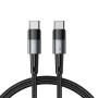 Tech-Protect UltraBoost кабел USB-C PD 60W/3A, 100 см, сив