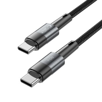 Tech-Protect UltraBoost кабел USB-C PD 60W/3A, 100 см, сив Tech-Protect UltraBoost кабел USB-C PD 60W/3A, 100 см, сив