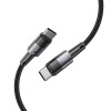 Tech-Protect UltraBoost кабел USB-C PD 60W/3A, 100 см, сив - 9490713933978