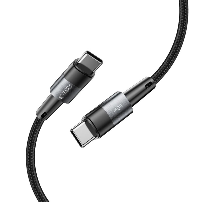 Tech-Protect UltraBoost кабел USB-C PD 60W/3A, 100 см, сив - 9490713933978