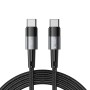 TECH-PROTECT ULTRABOOST USB-C кабел PD 60W / 3A, 200 см, сив