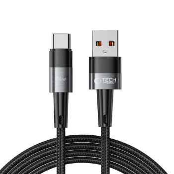TECH-PROTECT ULTRABOOST кабел USB-C 66W/6A, 200 см, сив