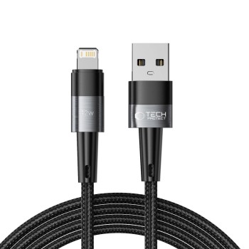 TECH-PROTECT ULTRABOOST кабел Lightning 12W/2.4A, 200 см, сив