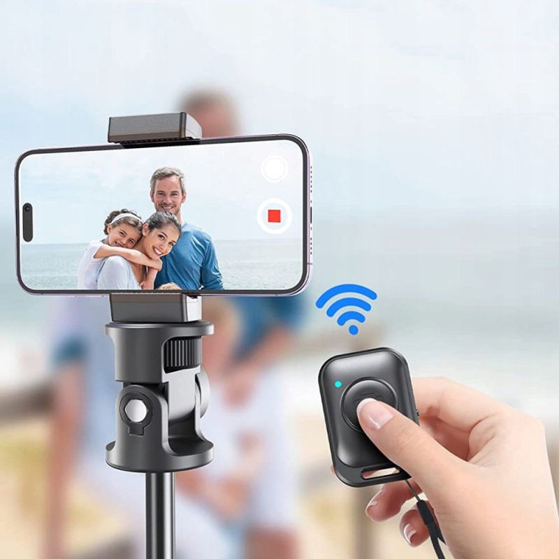 TECH-PROTECT L03S Bluetooth selfie stick статив (трипод) черен - 9490713934463