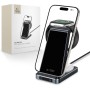 TECH-PROTECT QI15W-A26 3в1 безжично зарядно (черно)