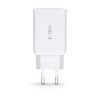 TECH-PROTECT C65W 3-портово мрежово зарядно PD 65W / QC3.0, бяло - TECH-PROTECT C65W 3-портово мрежово зарядно PD 65W / QC3.0, бяло - 9490713934517