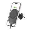 Tech-Protect MM15W-V1 магнитна MagSafe стойка за автомобил с безжично зарядно 15W, черна - Tech-Protect MM15W-V1 магнитна MagSafe стойка за автомобил с безжично зарядно 15W, черна - 9490713934562