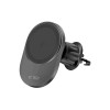 Tech-Protect MM15W-V1 магнитна MagSafe стойка за автомобил с безжично зарядно 15W, черна - Tech-Protect MM15W-V1 магнитна MagSafe стойка за автомобил с безжично зарядно 15W, черна - 9490713934562