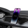 Tech-Protect MM15W-V1 магнитна MagSafe стойка за автомобил с безжично зарядно 15W, черна - Tech-Protect MM15W-V1 магнитна MagSafe стойка за автомобил с безжично зарядно 15W, черна - 9490713934562
