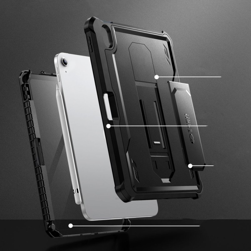 TECH-PROTECT KEVLAR PRO калъф за iPad 10.9” (10/2022) / 11” (11/2025), черен - TECH-PROTECT KEVLAR PRO калъф за iPad 10.9” (10/2022) / 11” (11/2025), черен - 9490713934661