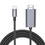 Tech-Protect ULTRABOOST кабел USB-C към HDMI 4K 60Hz, 200 см, черен