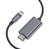 Tech-Protect ULTRABOOST кабел USB-C към HDMI 4K 60Hz, 200 см, черен - Tech-Protect ULTRABOOST кабел USB-C към HDMI 4K 60Hz, 200 см, черен - 9490713934753