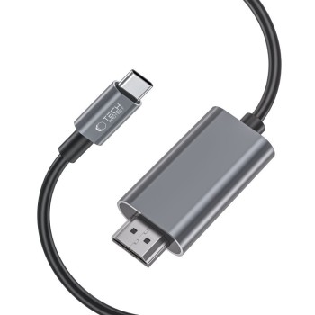Tech-Protect ULTRABOOST кабел USB-C към HDMI 4K 60Hz, 200 см, черен Tech-Protect ULTRABOOST кабел USB-C към HDMI 4K 60Hz, 200 см, черен