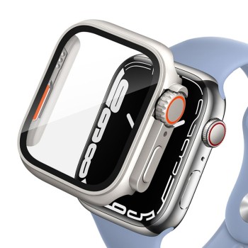TECH-PROTECT DEFENSE360 за Apple Watch 4/5/6/SE 1/2/3 (44 мм) Титаний/Оранж