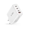 TECH-PROTECT NC100W-GAN 4-портов мрежов заряден адаптер PD 100W / QC3.0 бял - TECH-PROTECT NC100W-GAN 4-портов мрежов заряден адаптер PD 100W / QC3.0 бял - 9490713934814