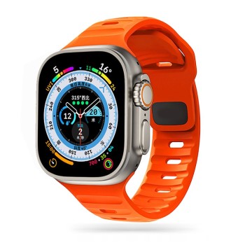 TECH-PROTECT Iconband Line каишка за Apple Watch 8/9/10/11/SE/Ultra (44/45/46/49 мм) оранжева