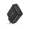 TECH-PROTECT NC100W-GAN 4-портова мрежова зарядна PD 100W / QC3.0 Black - TECH-PROTECT NC100W-GAN 4-портова мрежова зарядна PD 100W / QC3.0 Black - 9490713935101