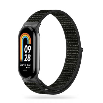 TECH-PROTECT Найлонов каишка за Xiaomi Smart Band 8 / 9 / 10 / NFC, черна