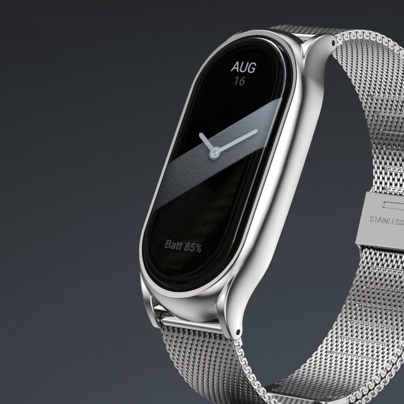 TECH-PROTECT MilaneseBand за Xiaomi Smart Band 8 / 9 / 10 / NFC, сребрист - TECH-PROTECT MilaneseBand за Xiaomi Smart Band 8 / 9 / 10 / NFC, сребрист - 9490713935170