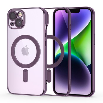 Tech-Protect MagShine MagSafe iPhone 14 (лилаво)