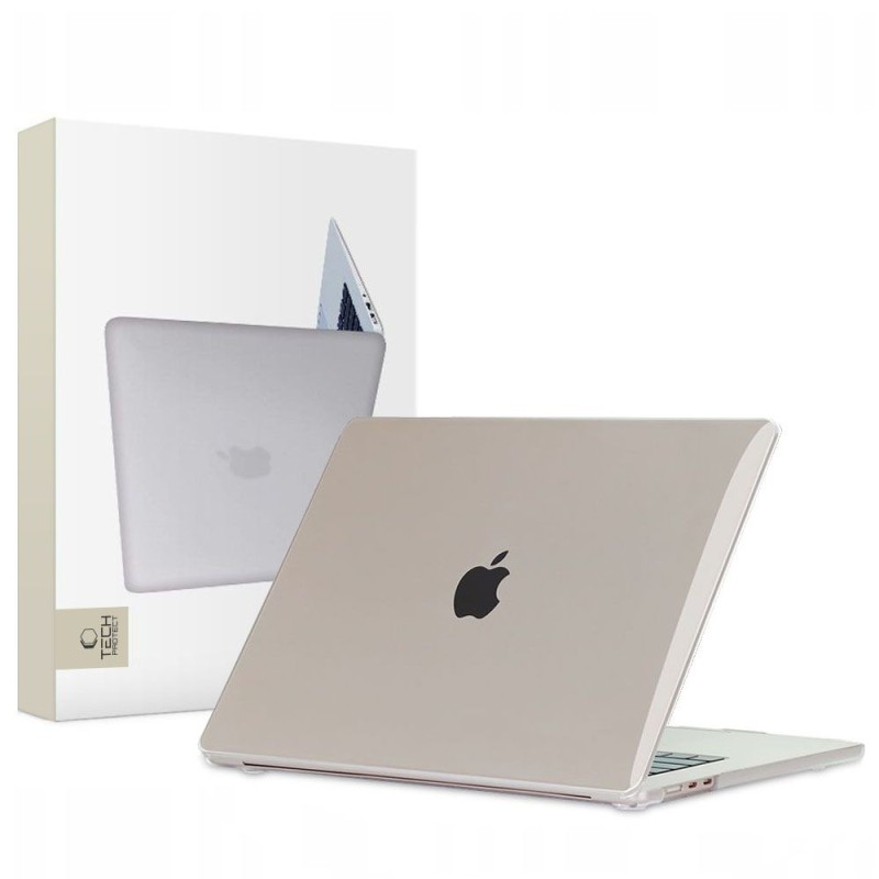 TECH-PROTECT SmartShell за MacBook Air 15 M2-M5 (2023-2026) Crystal Clear - TECH-PROTECT SmartShell за MacBook Air 15 M2-M5 (2023-2026) Crystal Clear - 9490713935729