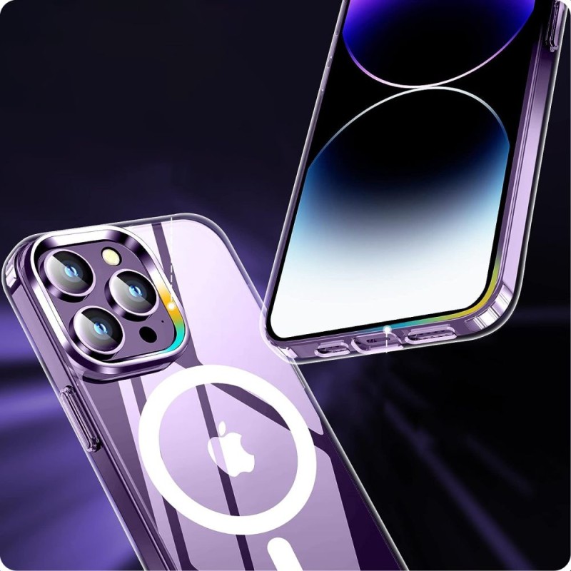 TECH-PROTECT FLEXAIR HYBRID MAGSAFE за iPhone 15 Pro Clear - TECH-PROTECT FLEXAIR HYBRID MAGSAFE за iPhone 15 Pro Clear - 9490713936610