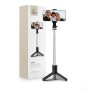 Tech-Protect L02S Bluetooth селфи стик статив черен