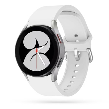 TECH-PROTECT ICONBAND каишка за Samsung Galaxy Watch 4 / 5 / 5 Pro / 6 / 7 / FE, бяла
